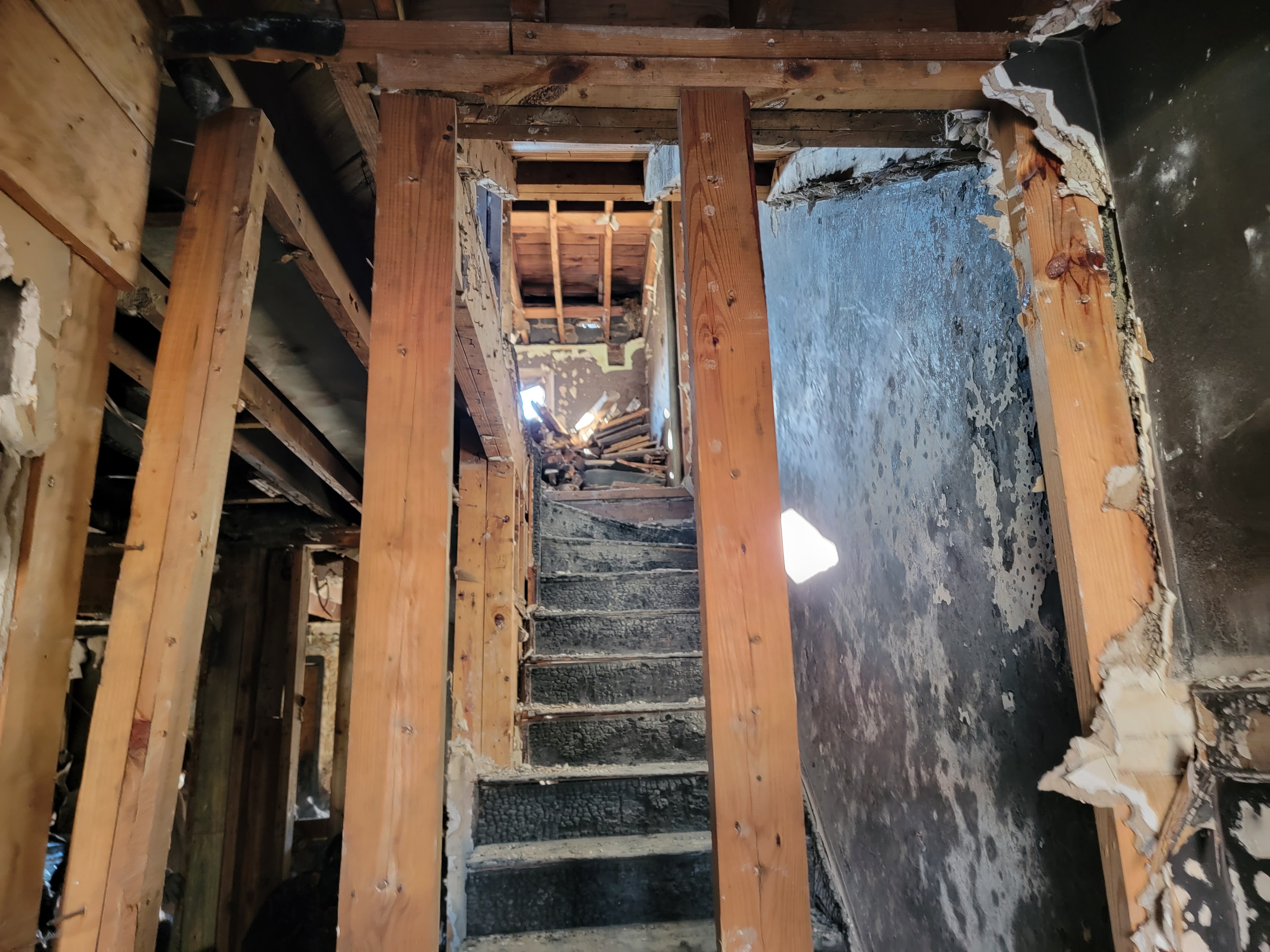 Before photo from a Washington, DC rehabilitation and reconstruction project
